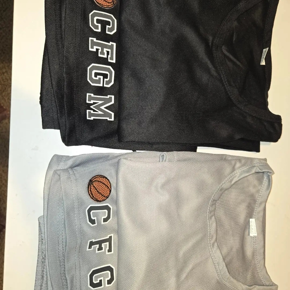 Black and Gray CFGM Top/short Sets